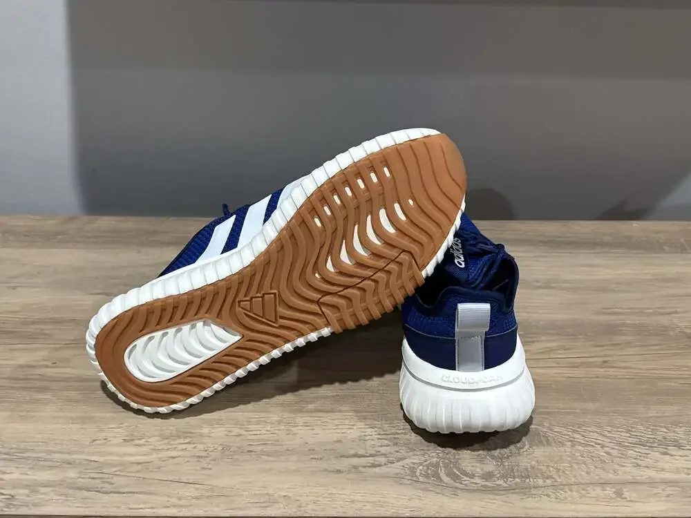 Adidas Kaptir 4.0 Men's Casual Running Shoes, Size 9.5, Blue and White
